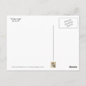 Der Seagull und die Freiheitsstatue Postkarte (Rückseite)