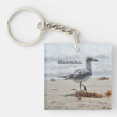Der Seagulls Beach ist benutzerdefinierbar Schlüsselanhänger (Vorderseite)