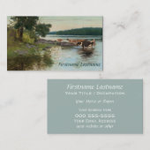 Der See-Ansicht-Visitenkarten Keinänens Visitenkarte (Vorne/Hinten)