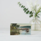 Der See-Ansicht-Visitenkarten Keinänens Visitenkarte (Stehend Vorderseite)