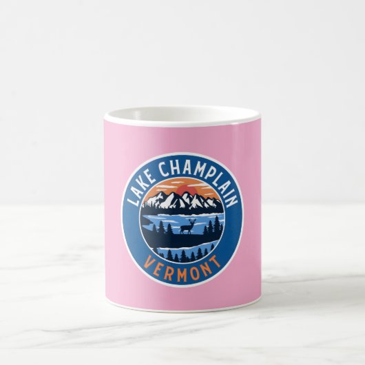 Der See Champlain Vermont � an das Blaue erinnern Kaffeetasse (Mittel)