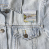 Der See der Luzerne, Berg Pilatus im Abstand Button (Beispiel)