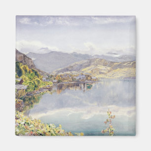Der See der Luzerne, Berg Pilatus im Abstand Magnet