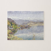 Der See der Luzerne, Berg Pilatus im Abstand Puzzle (Horizontal)