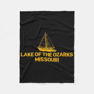 Der See der Ozarks Missouri Outdoors Vintage Vorde Fleecedecke