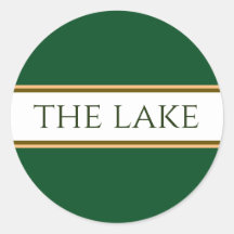 DER SEE, grün, weiß braun, Racing Streifen