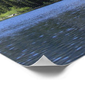 Der See im Rocky Mountain Nationalpark Poster (Ecke)