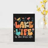 Der See ist das beste Leben am See Vibes Summer Va Karte (Gelbe Blume)