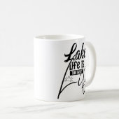 Der See ist das beste Leben Kaffeetasse (VorderseiteRechts)