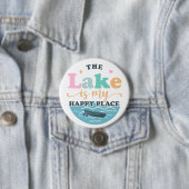 Der See ist mein glücklicher Ort Button (Beispiel)