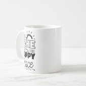 Der See ist mein glücklicher Ort Kaffeetasse (Vorderseite Links)