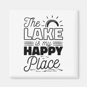 Der See ist mein glücklicher Ort Magnet