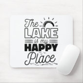 Der See ist mein glücklicher Ort Mousepad (Mit Mouse)
