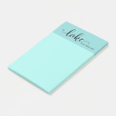 Der See ist mein glücklicher Ort Post-it Klebezettel (angewinkelt)