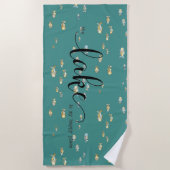 Der See ist mein glücklicher Ort Strandtuch (Vorderseite)