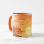 Der See ist mein glücklicher Ort Tasse (Vorderseite Links)