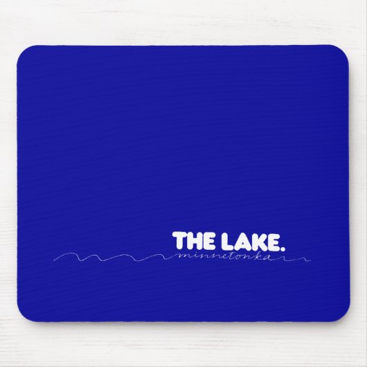 Der See - Minnetonka, Mausunterlage Mousepad (Vorne)
