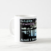 Der See nennt und ich muss gehen Kaffeetasse (Vorderseite Links)