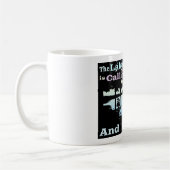Der See nennt und ich muss gehen Kaffeetasse (Links)