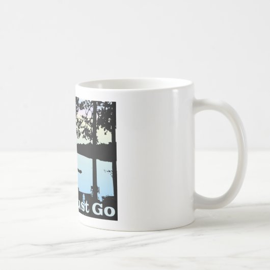 Der See nennt und ich muss gehen Kaffeetasse (Rechts)