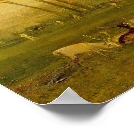 Der See, Petworth: Sonnenuntergang, Kämpfe Poster (Ecke)