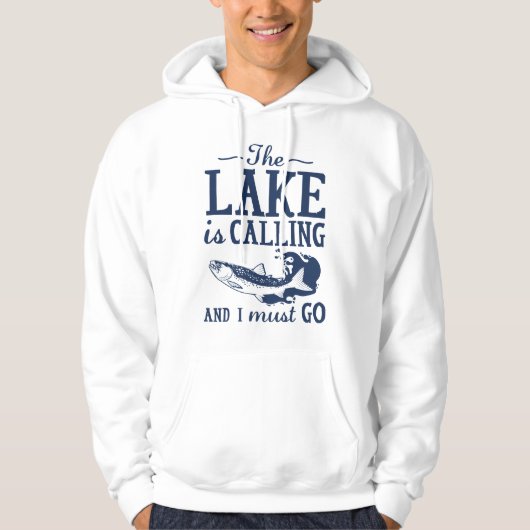 Der See ruft Hoodie (Vorderseite)