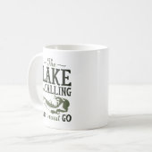Der See ruft Kaffeetasse (Vorderseite Links)