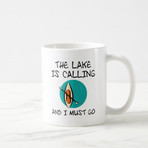 Der See ruft Kaffeetasse