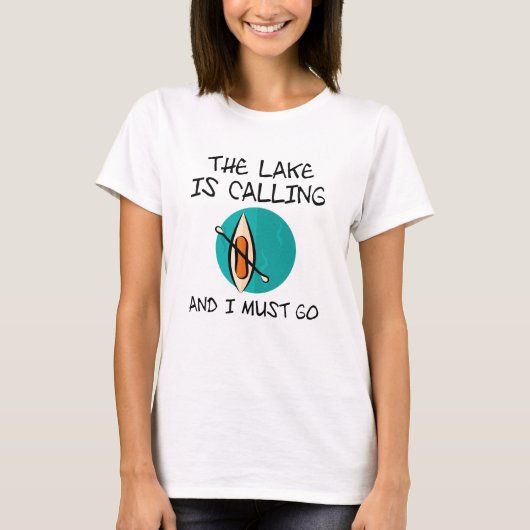 Der See ruft T-Shirt (Vorderseite)