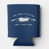 Der See ruft, und ich muss Rowboat Dosenkühler (Rückseite)