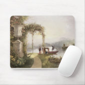 Der See, Trentham Hall Gärten, 'von den Gärten Mousepad (Mit Mouse)