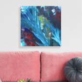 Der See und das Unkraut 14x14" Leinwanddruck (Insitu (Wohnzimmer))