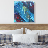 Der See und das Unkraut 14x14" Leinwanddruck (Insitu (Schlafzimmer))