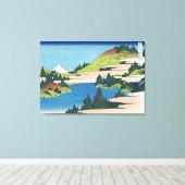 Der See von Hakone in der Provinz Sagami Leinwanddruck (Insitu (Holzboden))