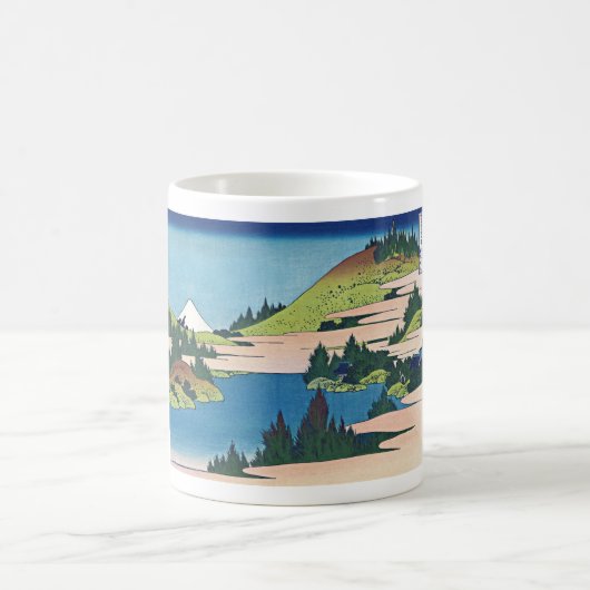 Der See von Hakone Kaffeetasse (Mittel)