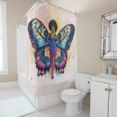 Der seelenvolle Schmetterlingseffekt (Bild) Duschvorhang (Beispiel)