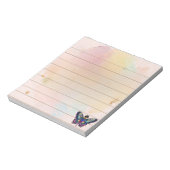 Der seelenvolle Schmetterlingseffekt Notizblock (Rotiert)