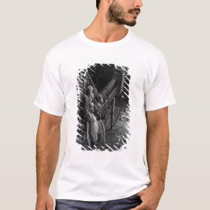 Der Seemann starrt die Schlangen im Ozean an T-Shirt