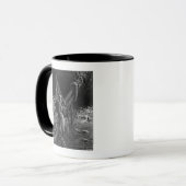 Der Seemann starrt die Schlangen im Ozean an Tasse (Vorderseite Links)