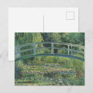 Der Seerosenteich, Landschaft Ölmalerei, Monet Postkarte