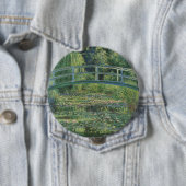 Der Seerosenteich, Landschaftsölgemälde, Monet Button (Beispiel)