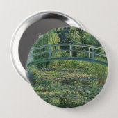 Der Seerosenteich, Landschaftsölgemälde, Monet Button (Vorne & Hinten)