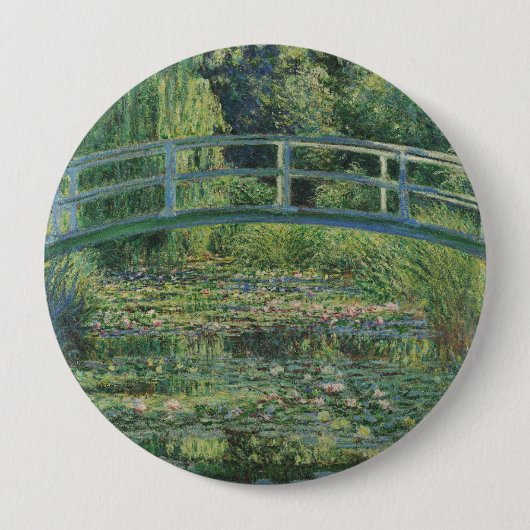 Der Seerosenteich, Landschaftsölgemälde, Monet Button (Vorderseite)