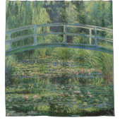 Der Seerosenteich, Landschaftsölgemälde, Monet Duschvorhang (Vorderseite)