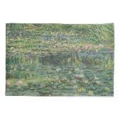 Der Seerosenteich, Landschaftsölgemälde, Monet Kissenbezug (Rückseite)