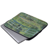 Der Seerosenteich, Landschaftsölgemälde, Monet Laptopschutzhülle (Vorne Knopf)