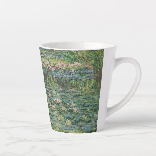 Der Seerosenteich, Landschaftsölgemälde, Monet Milchtasse (Rechts)