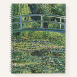 Der Seerosenteich, Landschaftsölgemälde, Monet Notizblock