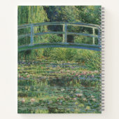 Der Seerosenteich, Landschaftsölgemälde, Monet Notizblock (Rückseite)