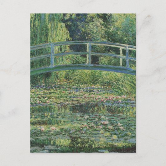 Der Seerosenteich, Landschaftsölgemälde, Monet Postkarte (Vorderseite)